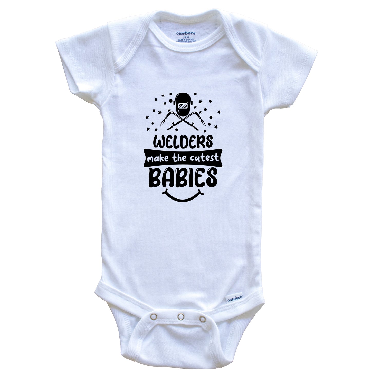 Welders Make The Cutest Babies Funny Welding One Piece Baby Bodysuit