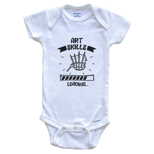 Bagpipes Skills Loading Funny Bagpipes Baby Bodysuit