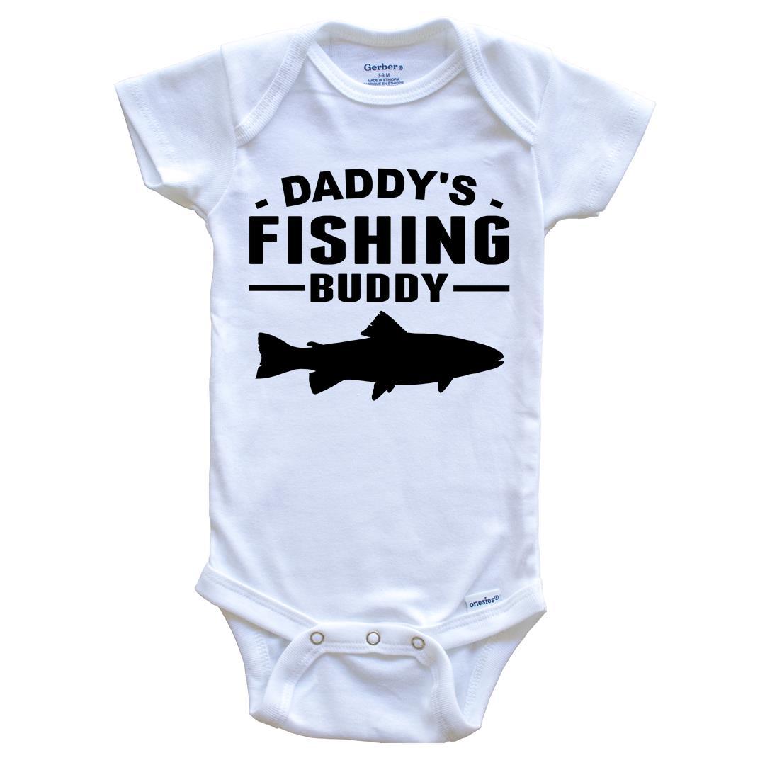 Daddy's LITTLE Fishing BUDDY - Cute Baby Bodysuits and Shirts