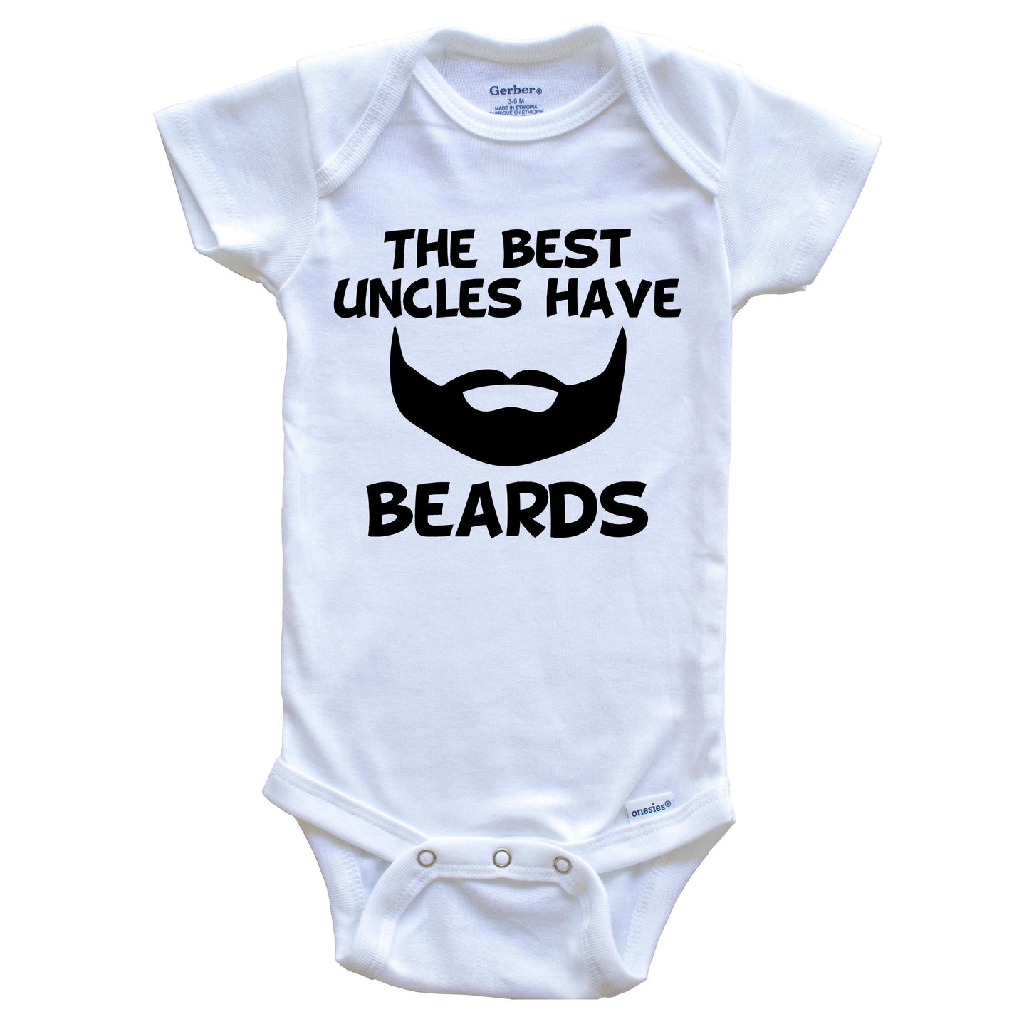 The Best Uncles Have Beards Baby Onesie