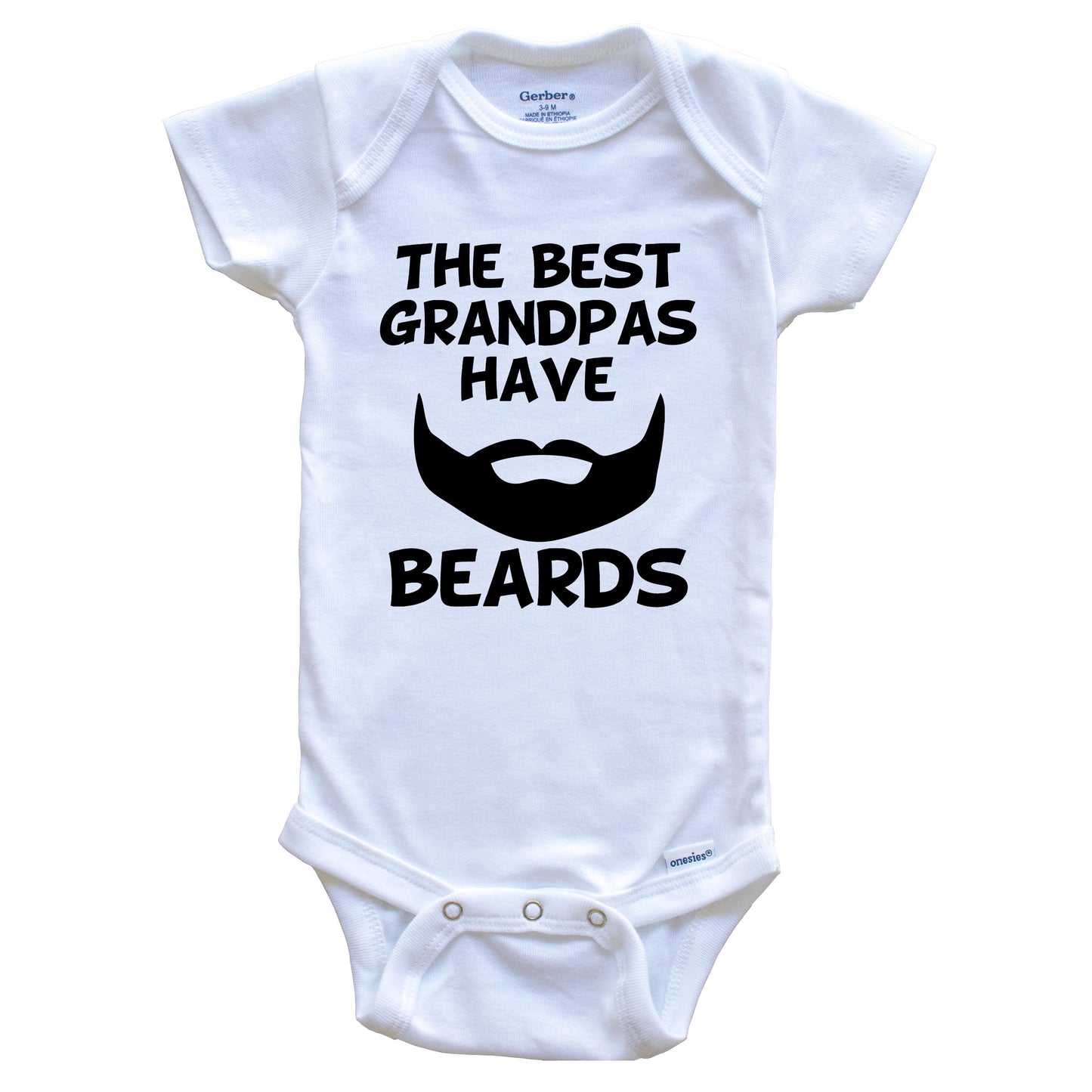 The Best Grandpas Have Beards Baby Onesie