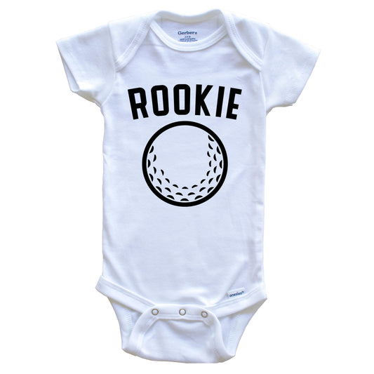 Golf Rookie Baby Onesie