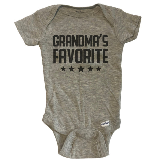 Grandma's Favorite Baby Onesie