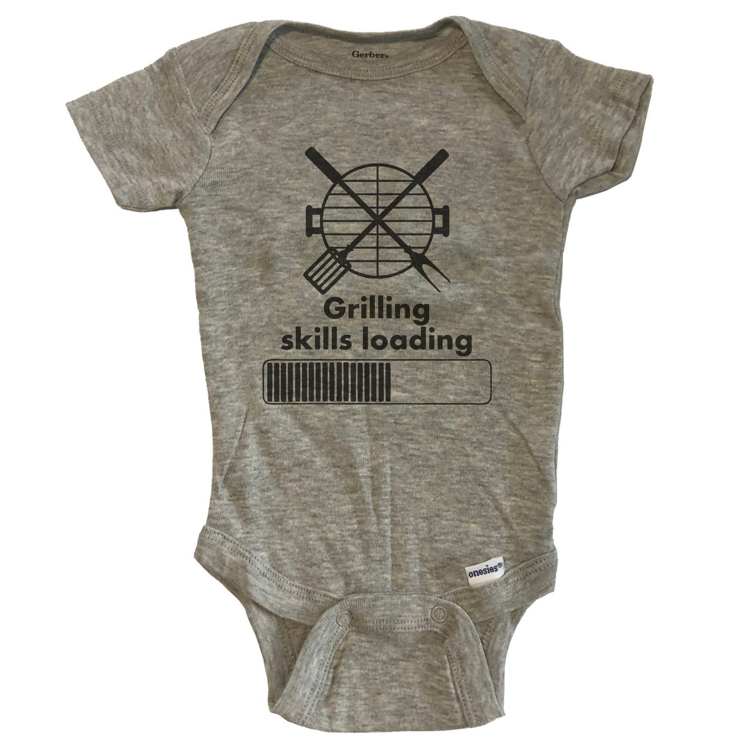 Grilling Skills Loading Funny BBQ Baby Onesie