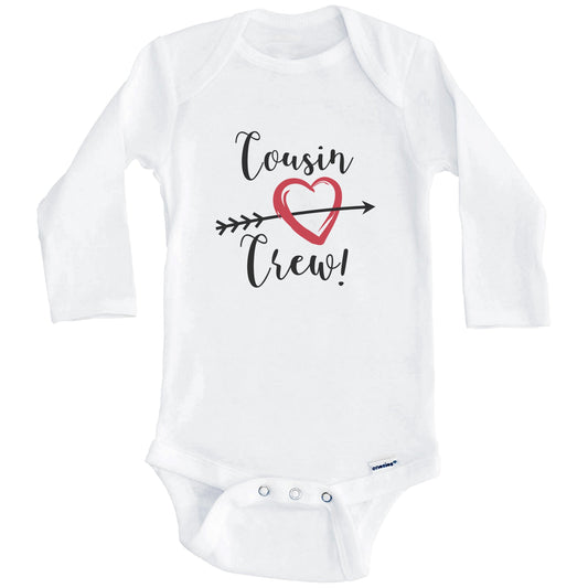 Cousin Crew Family Cousins Onesie - One Piece Baby Bodysuit (Long Sleeves)