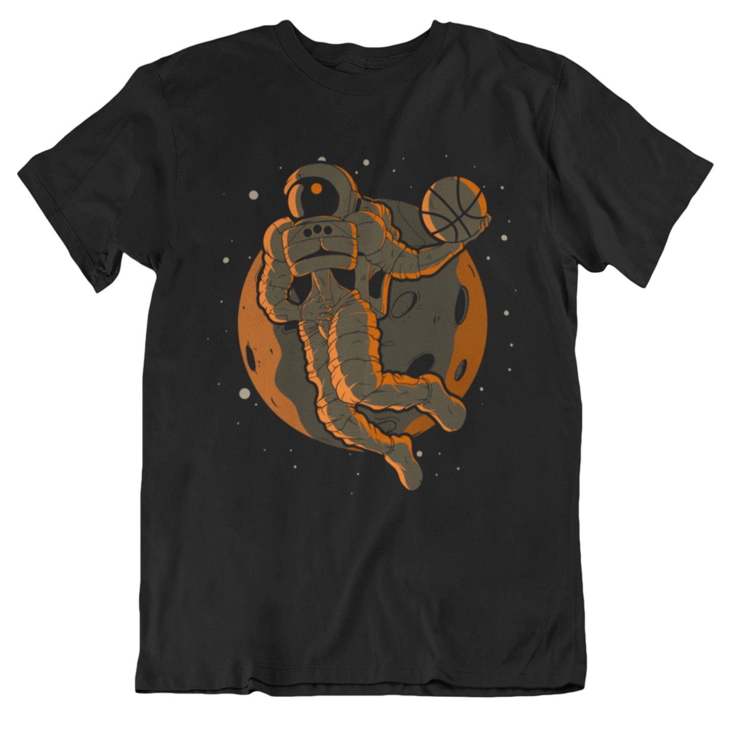 Basketball Dunk Astronaut Outer Space Spaceman T-Shirt