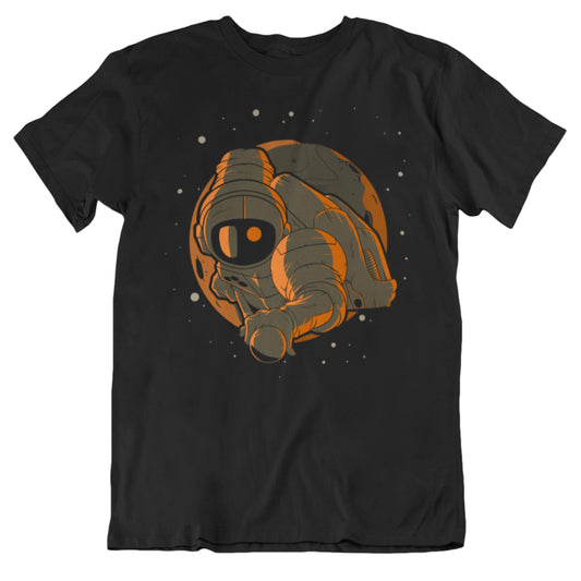 Billiards Astronaut Outer Space Spaceman T-Shirt