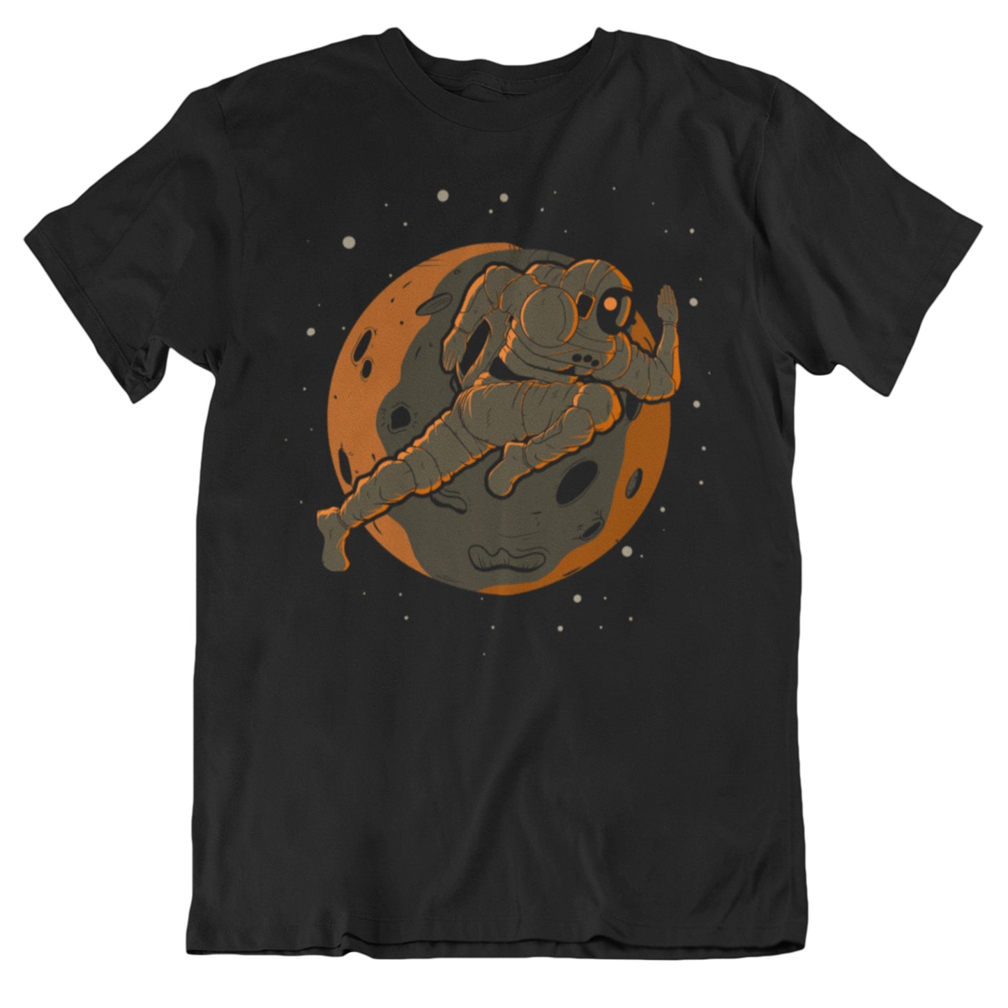 Running Astronaut Outer Space Spaceman T-Shirt