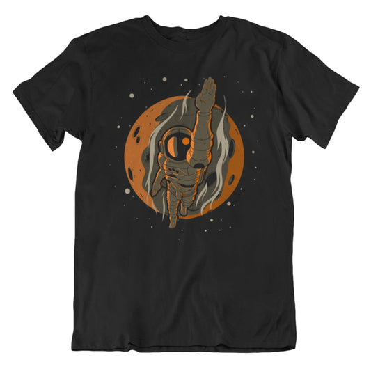 Swimmer Astronaut Outer Space Spaceman Swimming T-Shirt - Men's Astronaut Shirt
