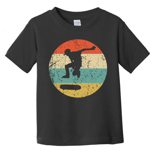 Retro Skateboarder Icon Skateboarding Infant Toddler T-Shirt