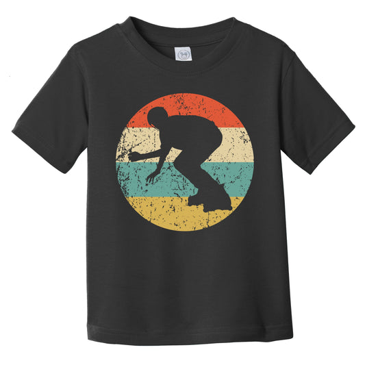 Retro Skater Icon Inline Skating Infant Toddler T-Shirt