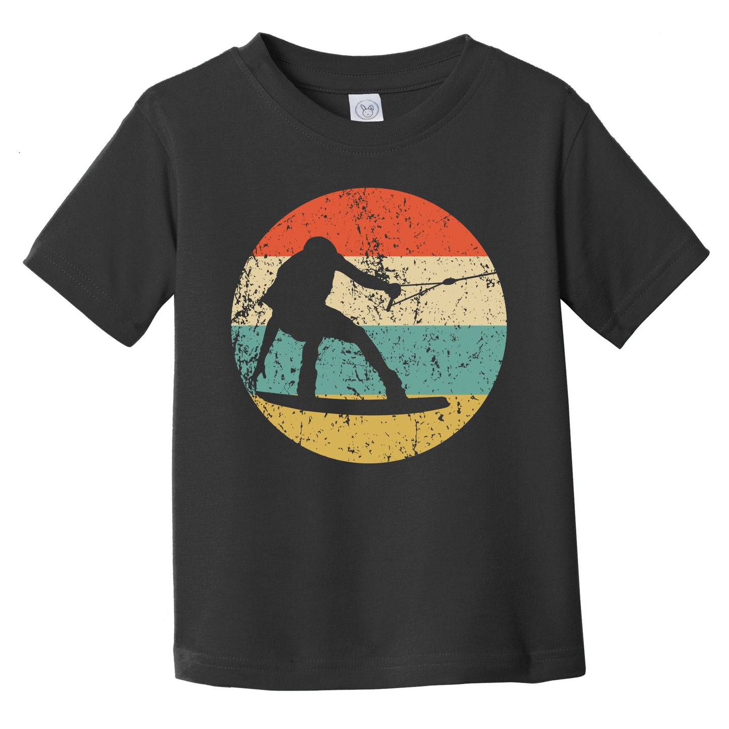 Retro Wakeboarder Icon Wakeboarding Infant Toddler T-Shirt