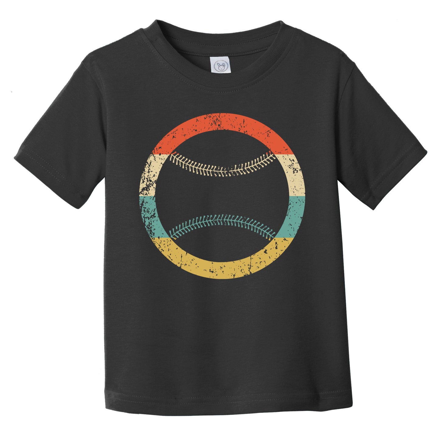 Retro Baseball Icon Baseball Softball Infant Toddler T-Shirt