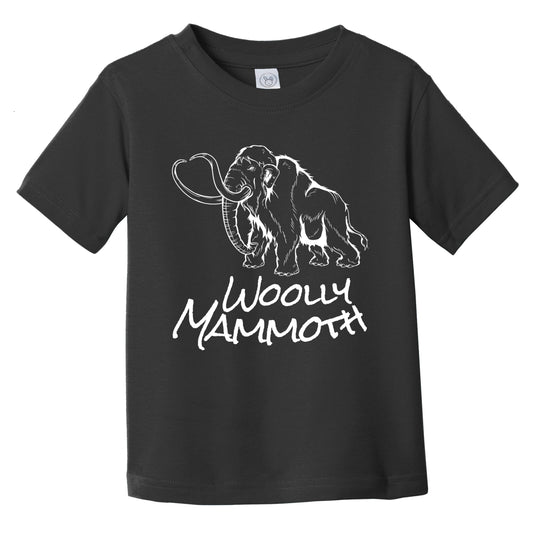 Woolly Mammoth Sketch Cool Prehistoric Animal Infant Toddler T-Shirt