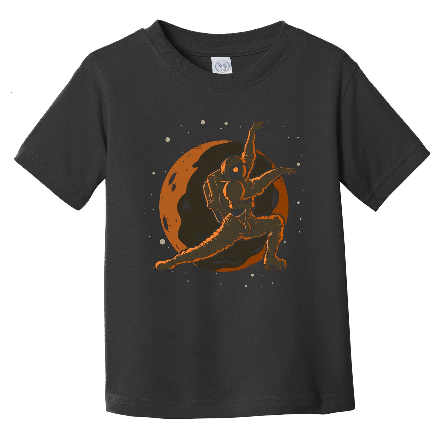 Figure Skating Astronaut Outer Space Spaceman Infant Toddler T-Shirt