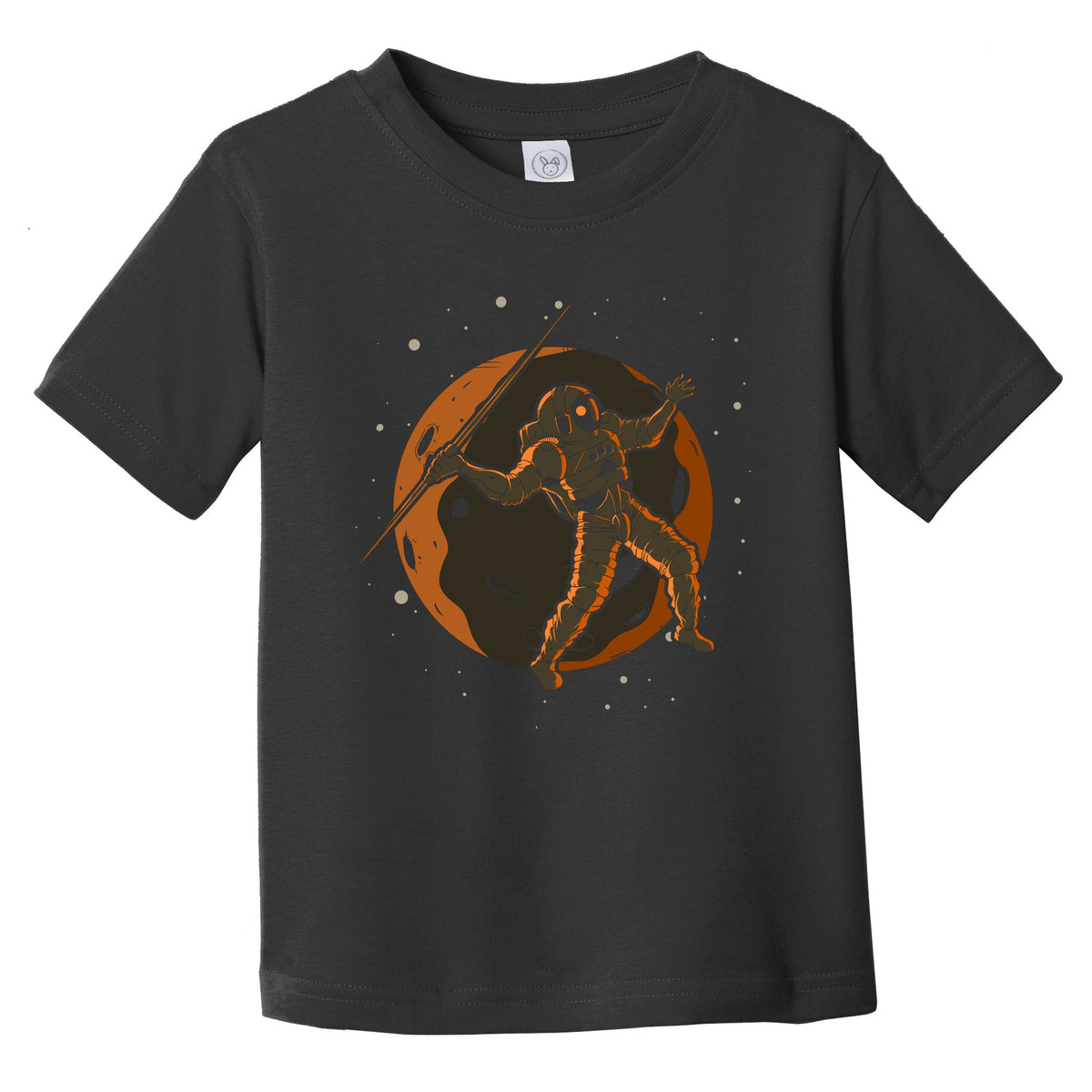 Javelin Throw Astronaut Outer Space Spaceman Infant Toddler T-Shirt