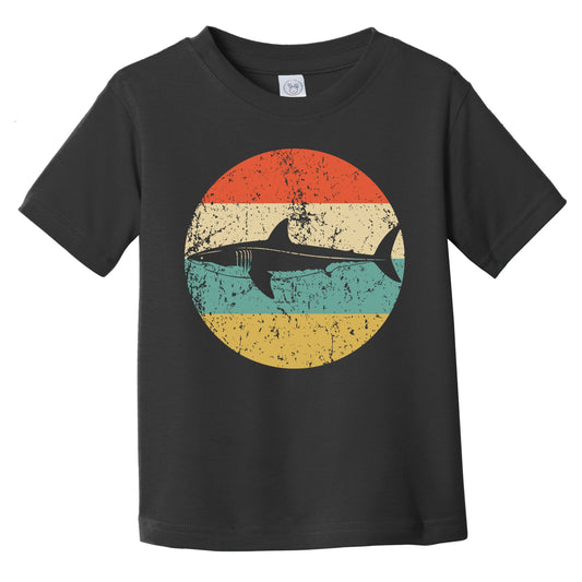 Great White Shark Retro Shark Icon Infant Toddler T-Shirt