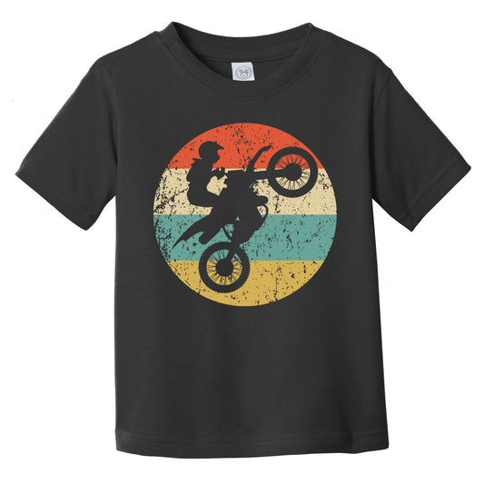 Retro Motocross Bike 1960's 1970's Vintage Style Motocross Infant Toddler T-Shirt