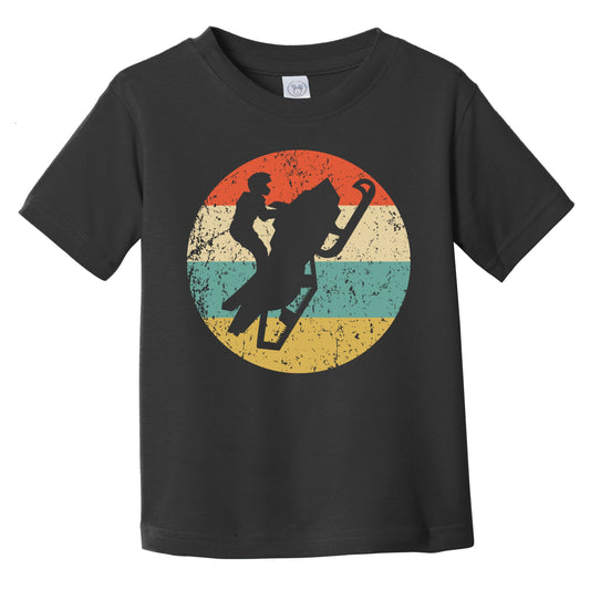 Retro Snowmobile 1960's 1970's Vintage Style Snowmobiling Infant Toddler T-Shirt
