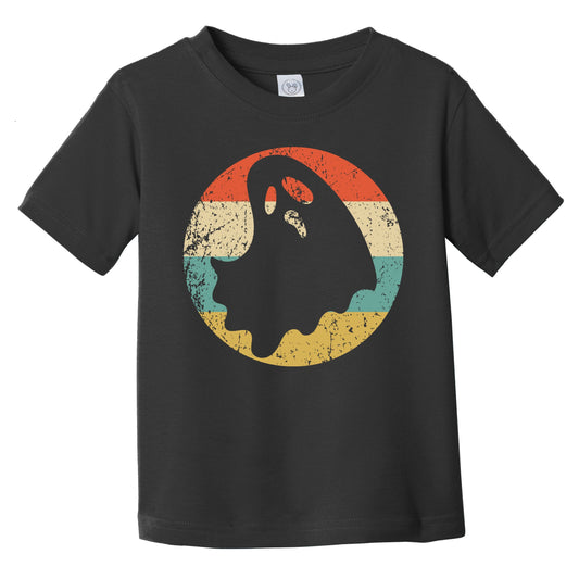 Retro Spooky Scary Ghost Silhouette Creepy Halloween Infant Toddler T-Shirt