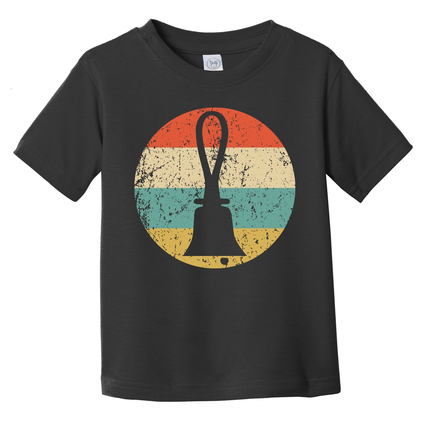 Bells Silhouette Retro Music Musician Musical Instrument Infant Toddler T-Shirt
