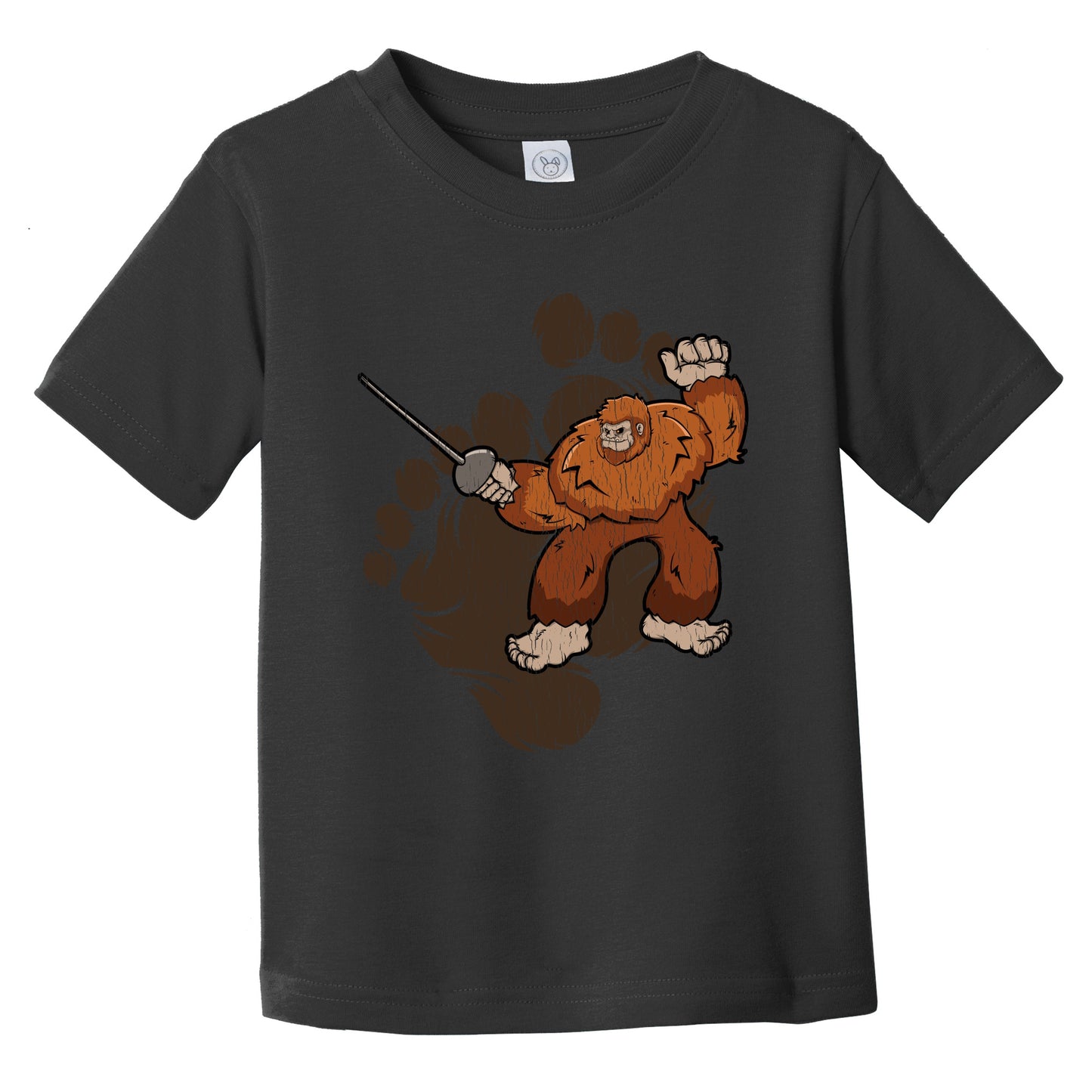 Toddler Bigfoot Fencing Shirt - Sasquatch Fencing Infant Toddler T-Shirt