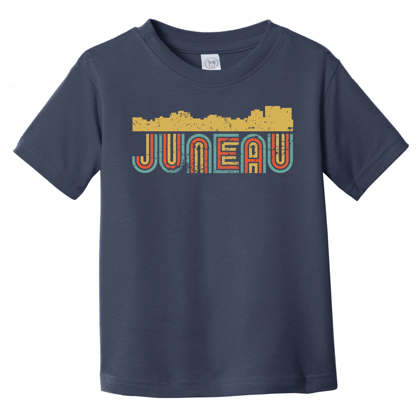 Retro Juneau Alaska Skyline Infant / Toddler T-Shirt