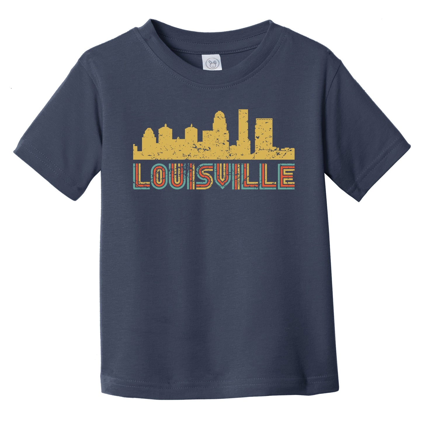 Retro Louisville Kentucky Skyline Infant / Toddler T-Shirt
