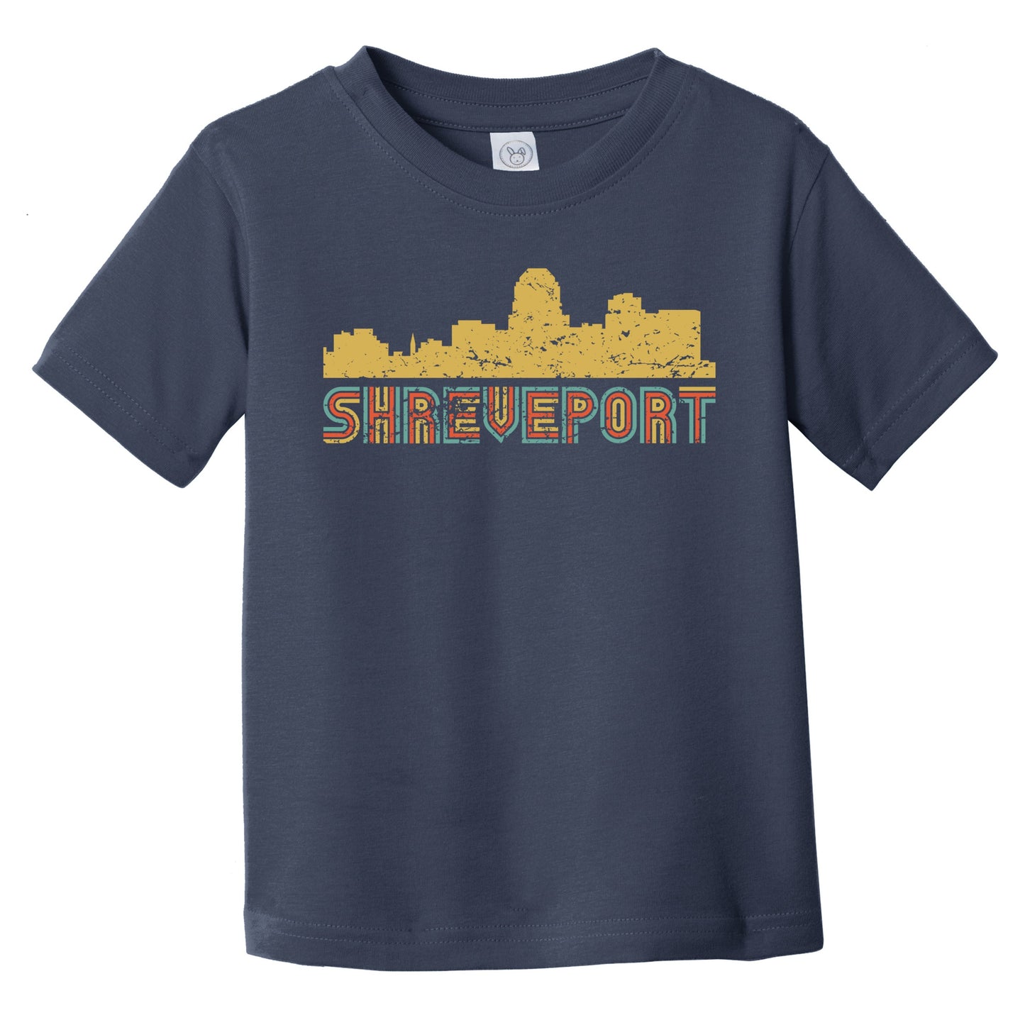 Retro Shreveport Louisiana Skyline Infant / Toddler T-Shirt