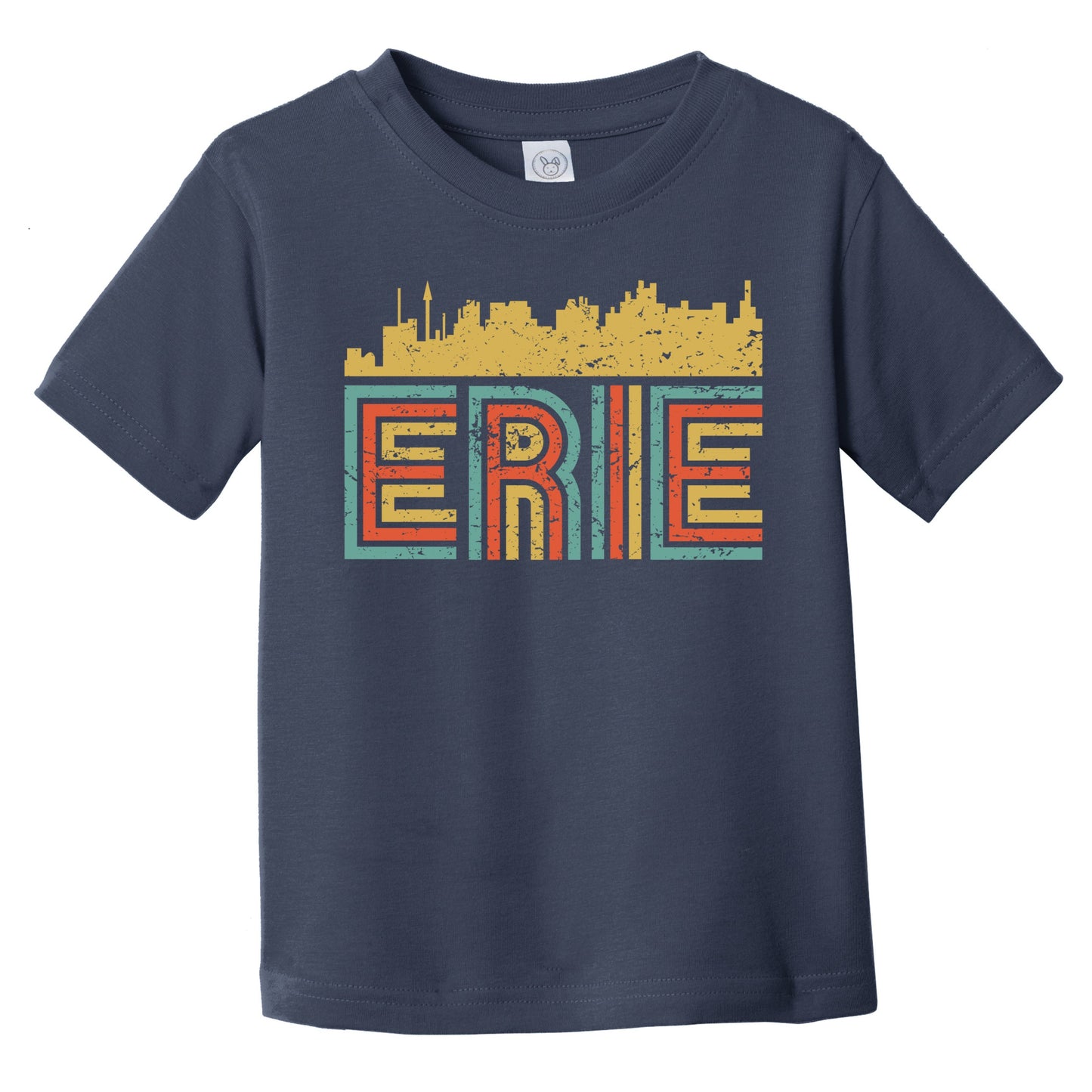Retro Erie Pennsylvania Skyline Infant / Toddler T-Shirt