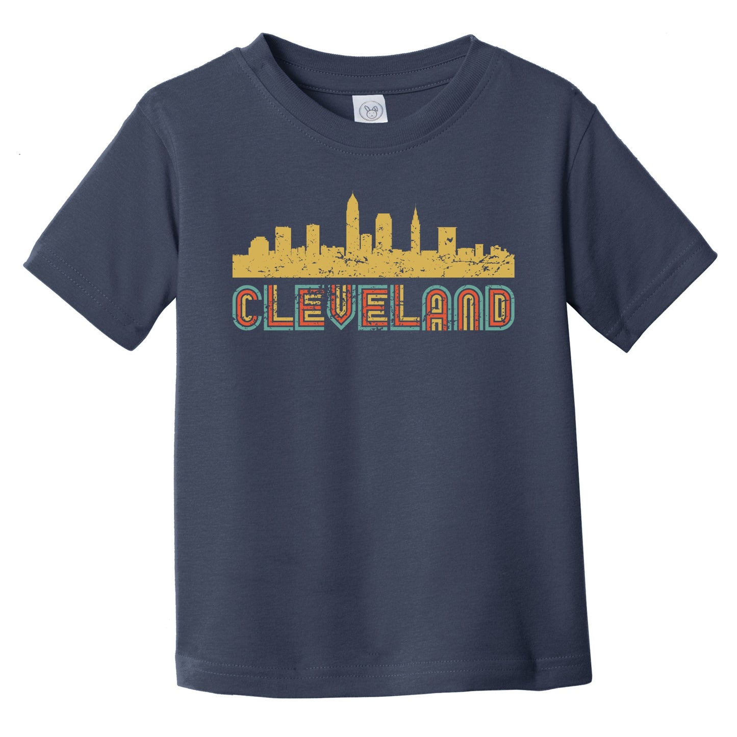 Retro Cleveland Ohio Skyline Infant / Toddler T-Shirt