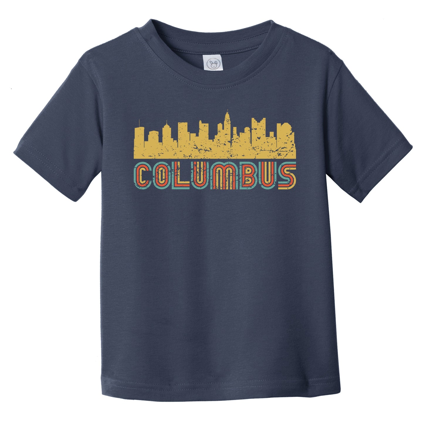 Retro Columbus Ohio Skyline Infant / Toddler T-Shirt