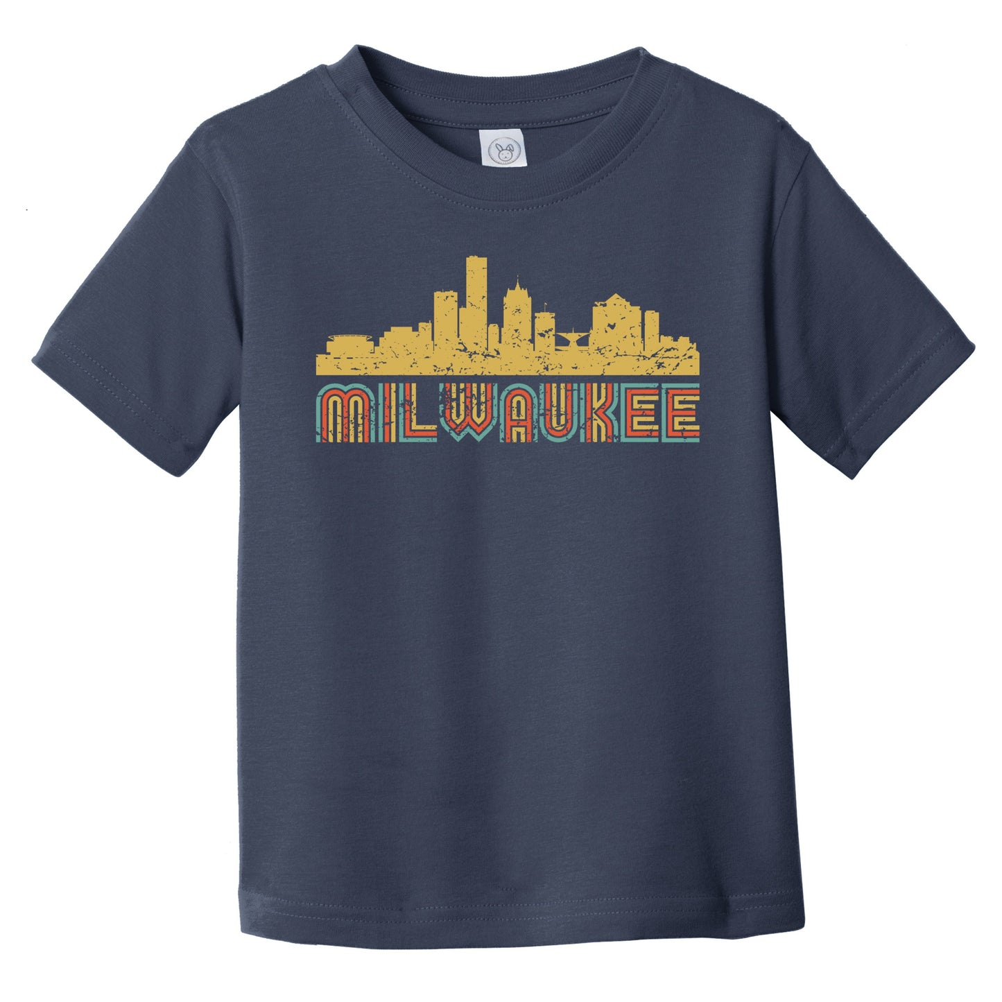 Retro Milwaukee Wisconsin Skyline Infant / Toddler T-Shirt