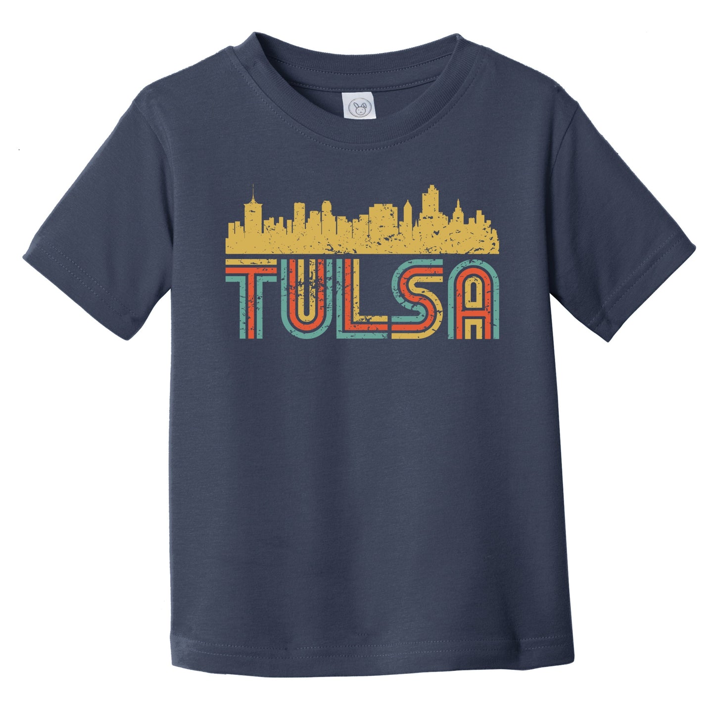 Retro Tulsa Oklahoma Skyline Infant / Toddler T-Shirt