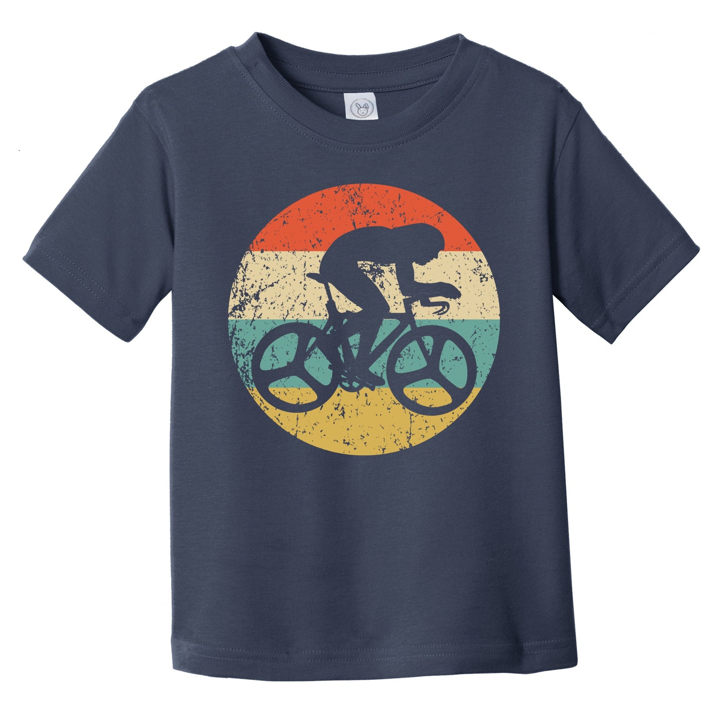 Retro Cyclist Icon Bike Infant Toddler T-Shirt