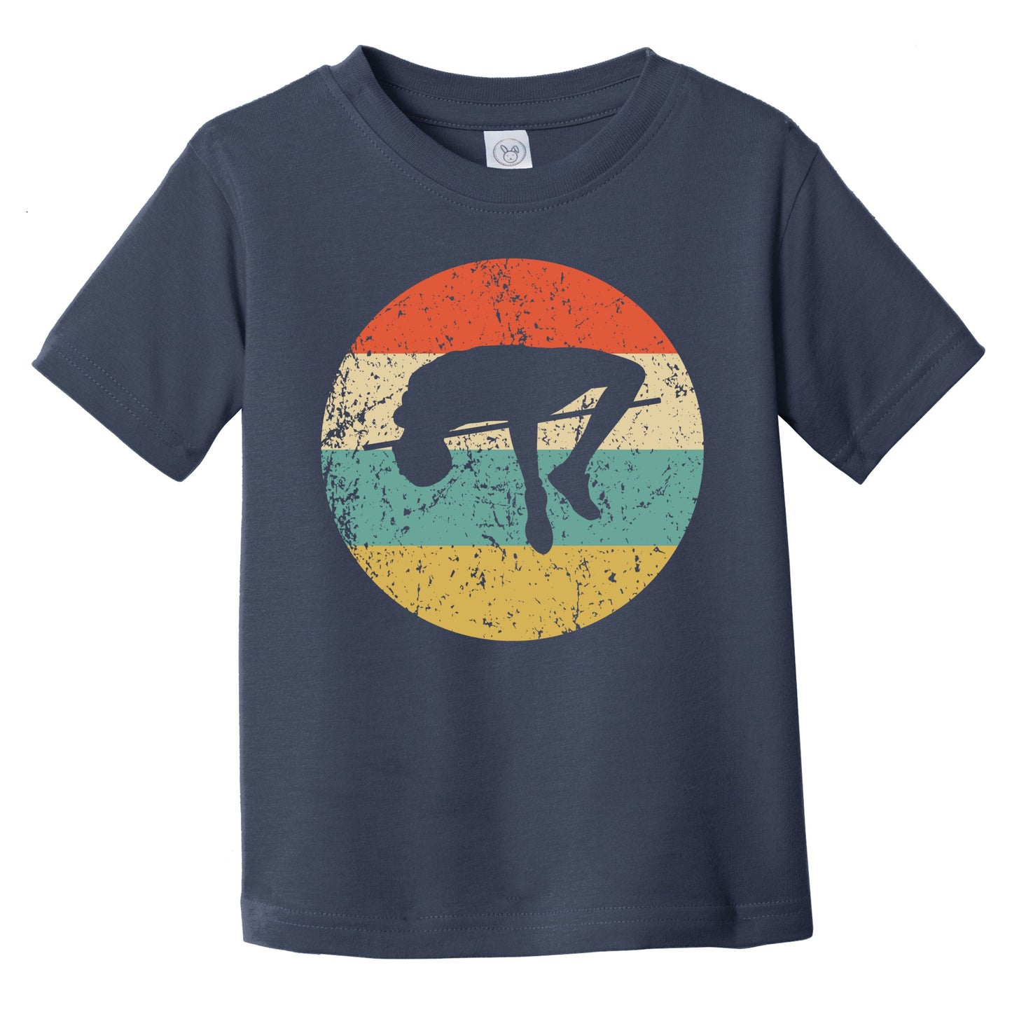 Retro High Jump Icon Track and Field Infant Toddler T-Shirt