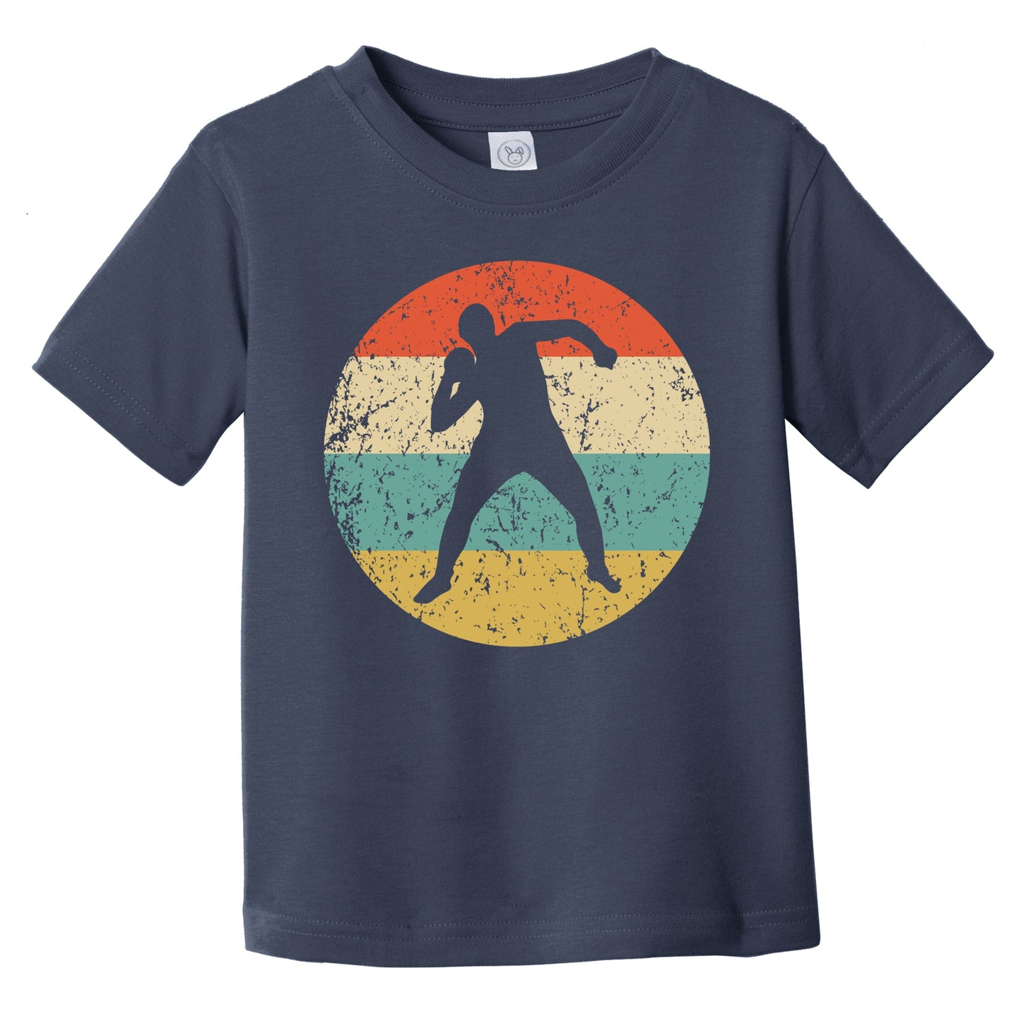 Retro Shot Put Icon Track and Field Infant Toddler T-Shirt