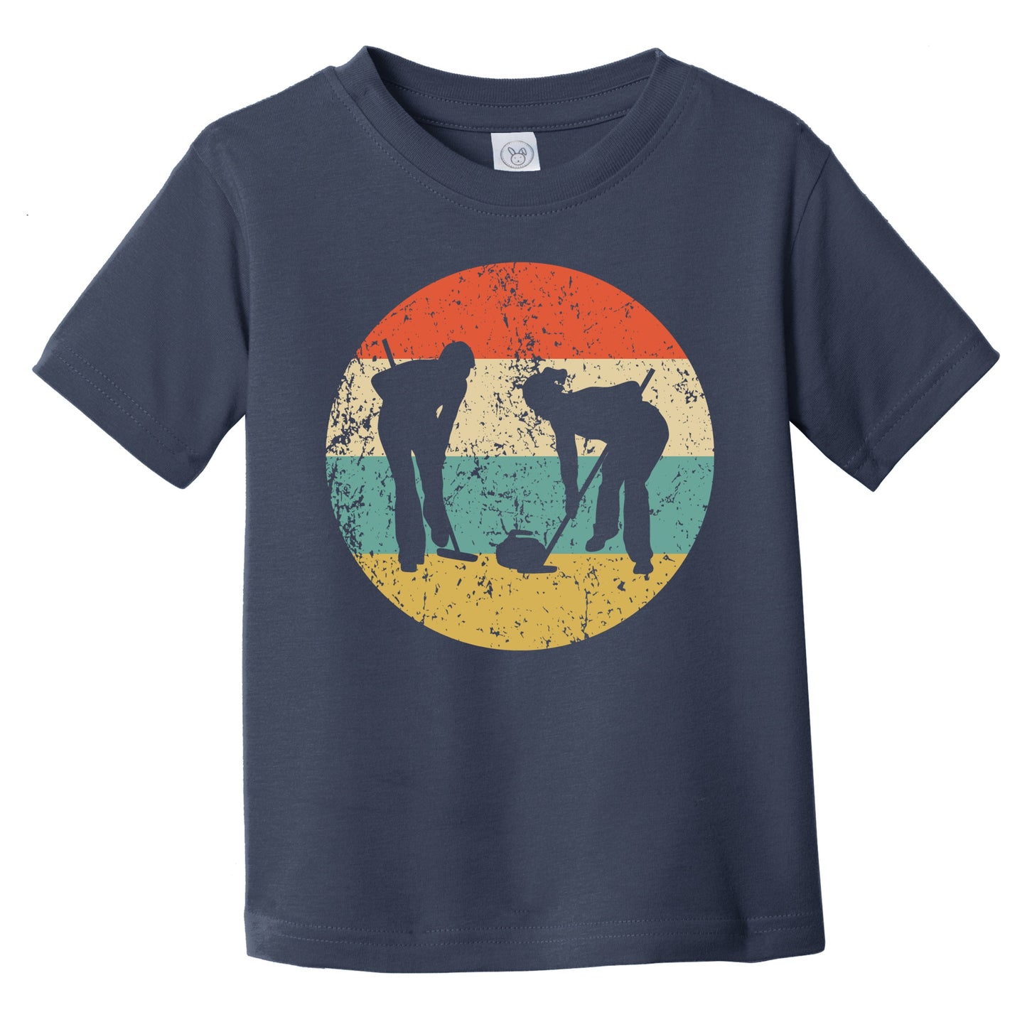 Retro Curlers Icon Curling Infant Toddler T-Shirt