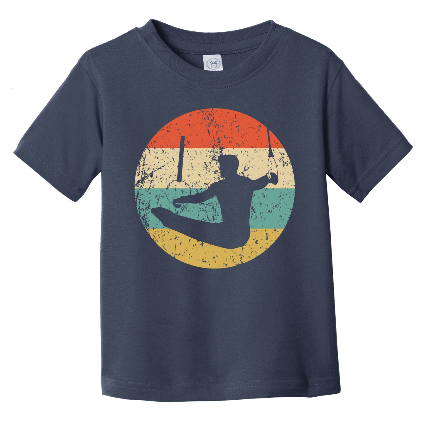 Retro Gymnast Icon Gymnastics Infant Toddler T-Shirt