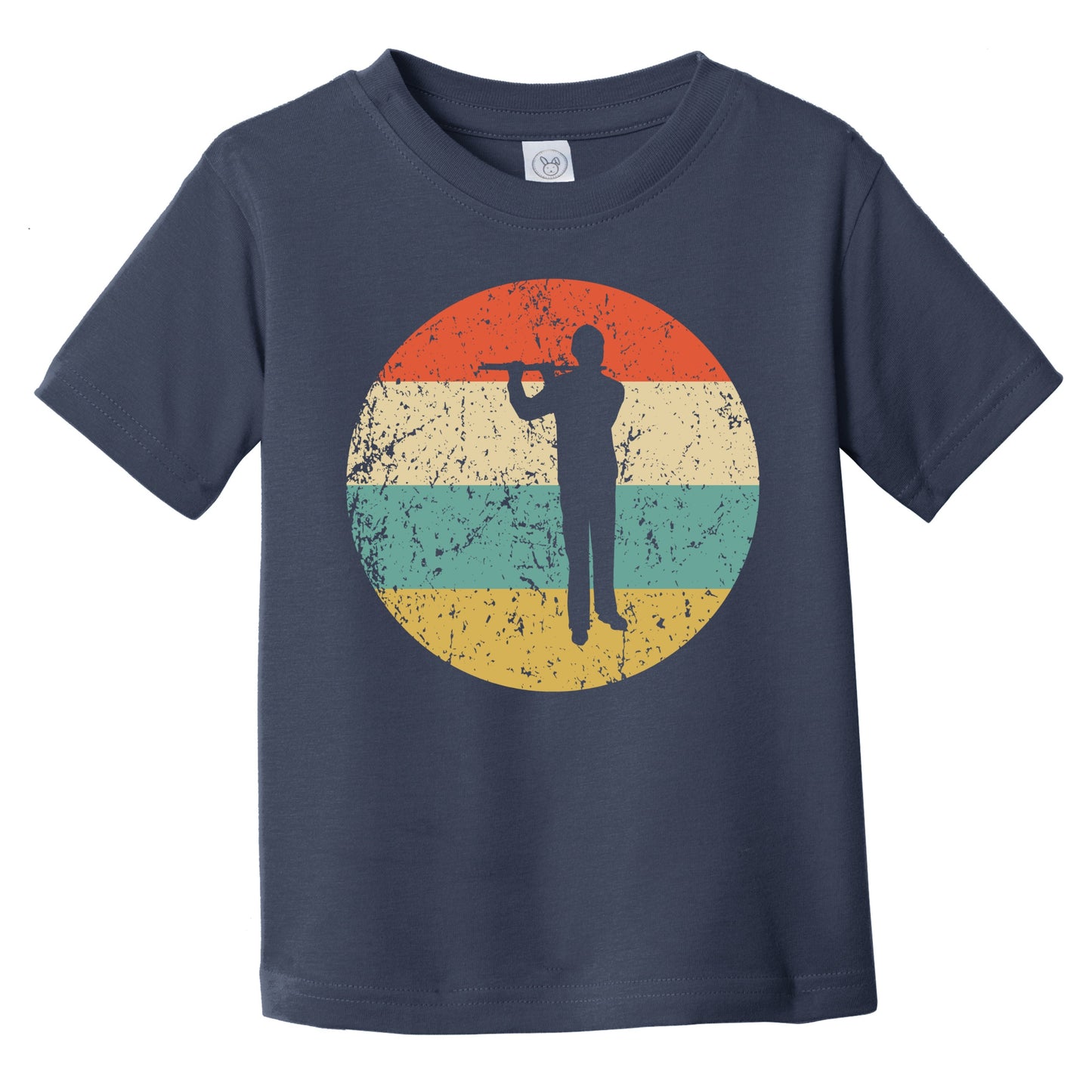Retro Flautist Icon Flute Infant Toddler T-Shirt