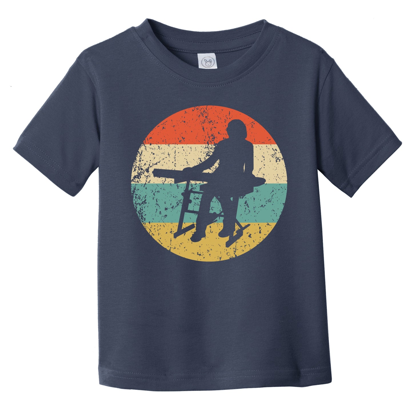 Retro Keyboardist Icon Keyboard Infant Toddler T-Shirt