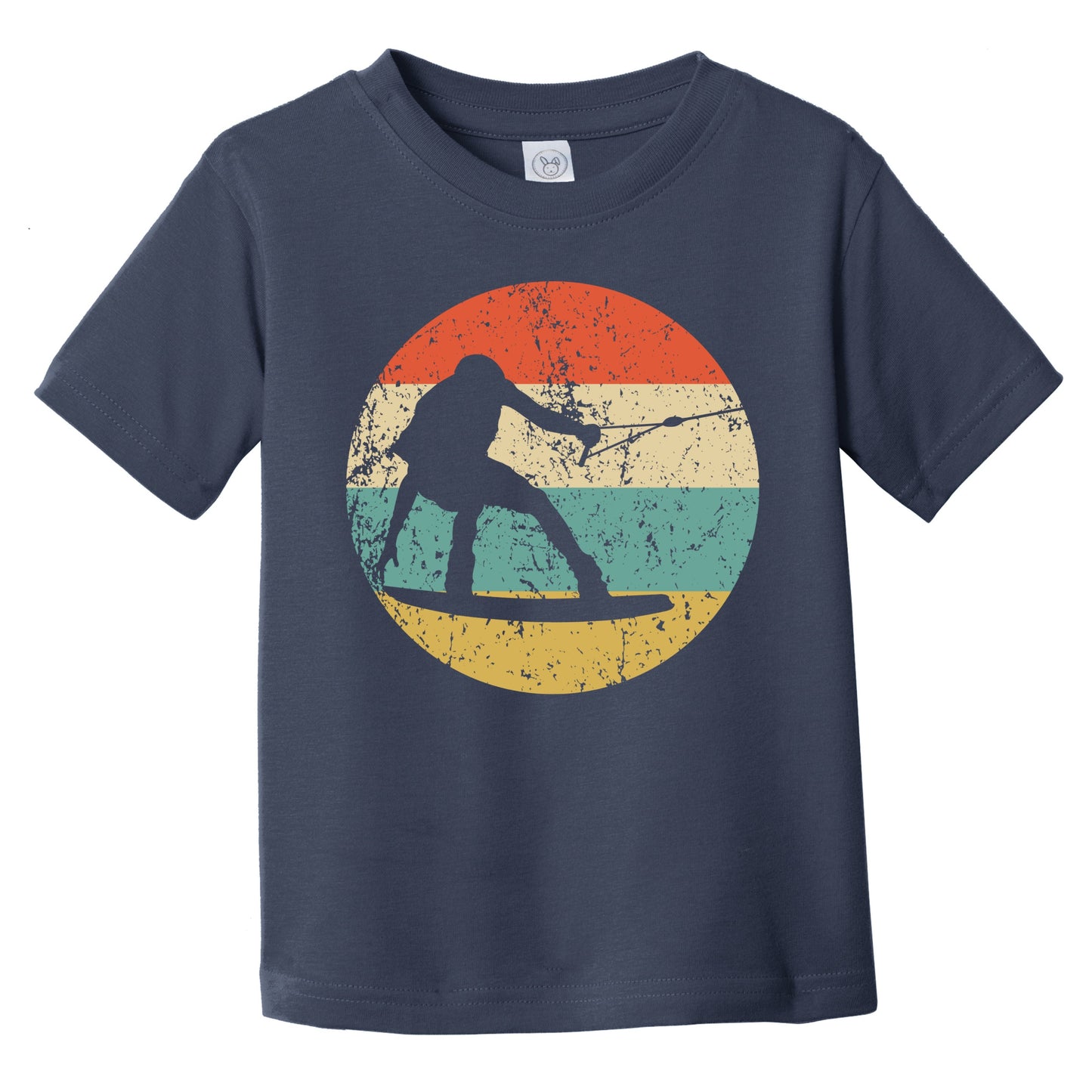 Retro Wakeboarder Icon Wakeboarding Infant Toddler T-Shirt