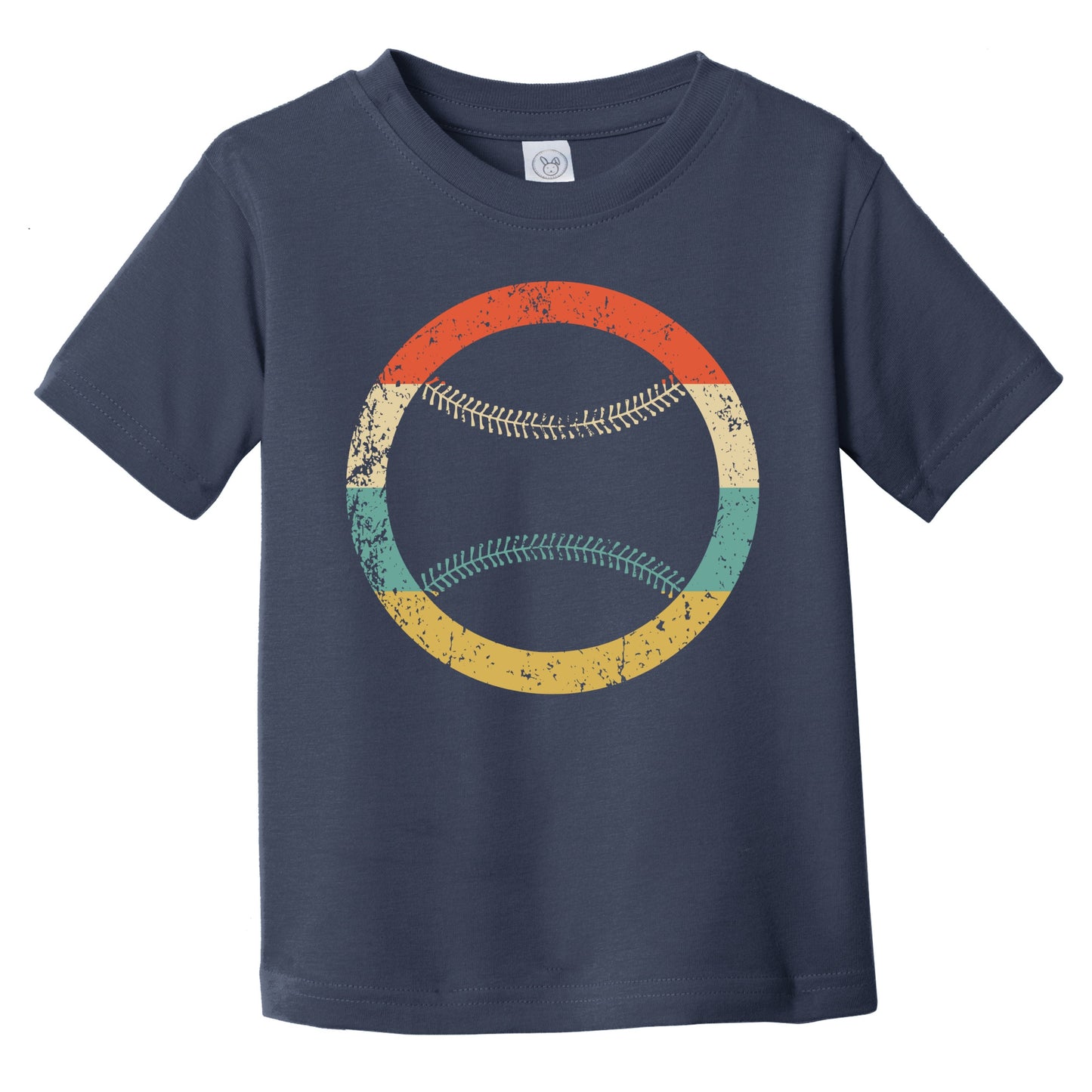 Retro Baseball Icon Baseball Softball Infant Toddler T-Shirt