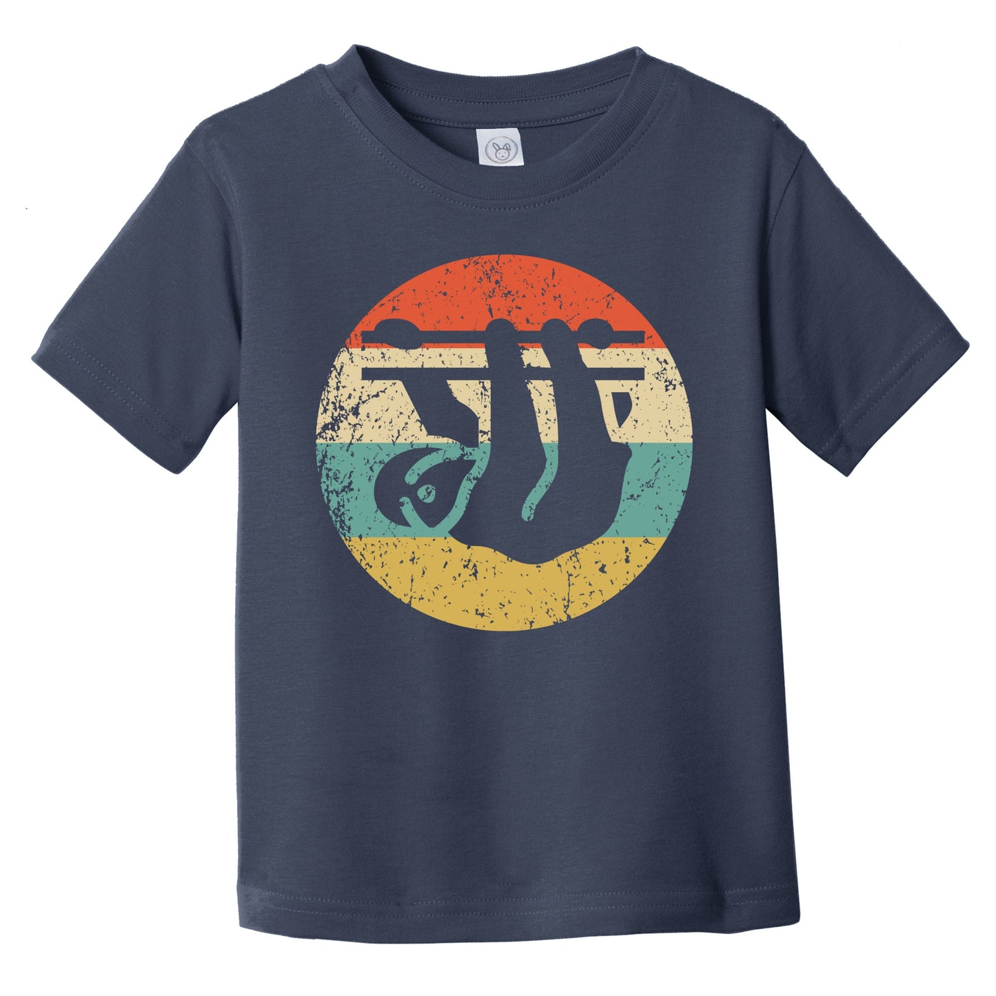 Retro Sloth Icon Animal Infant Toddler T-Shirt