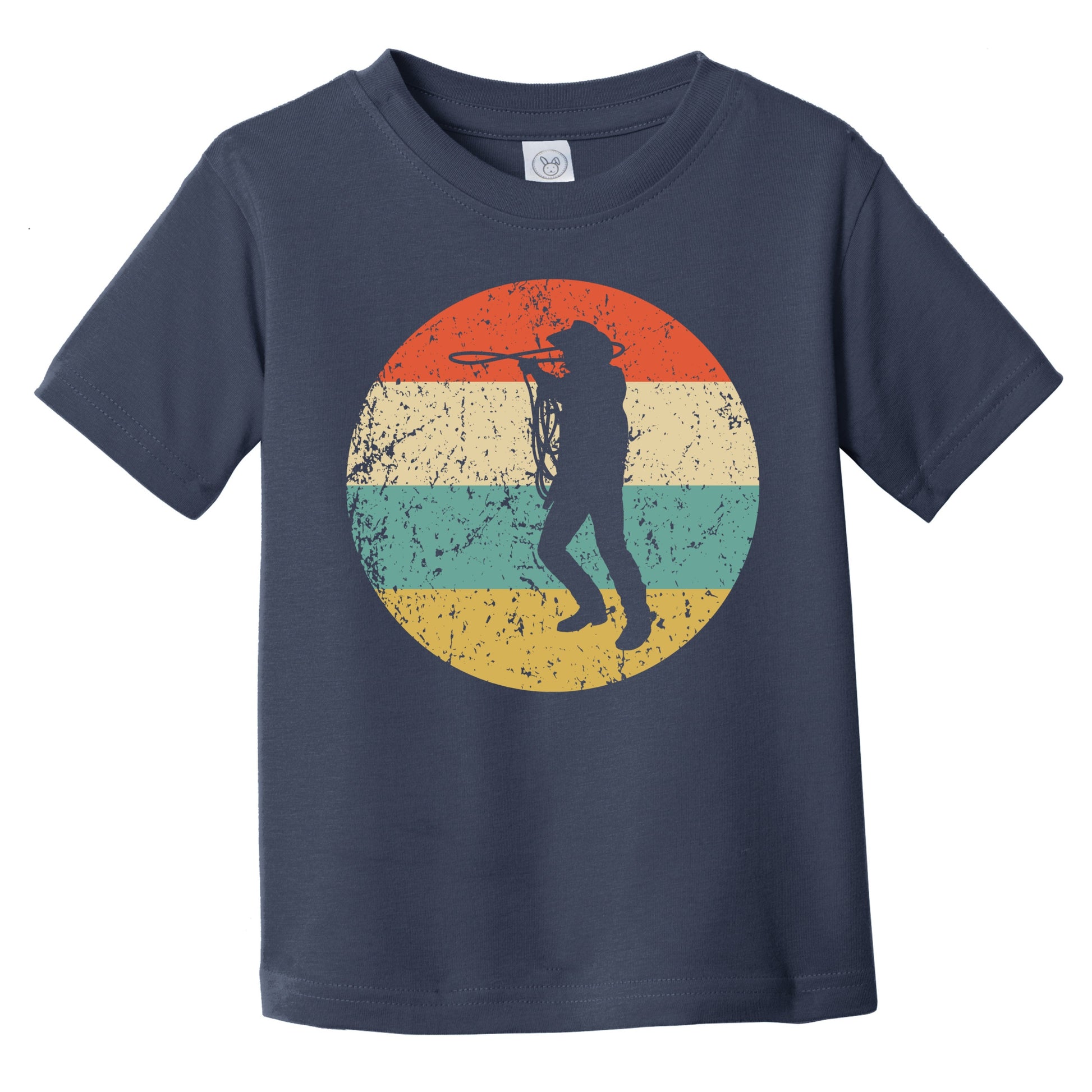 Retro Cowboy Icon Wild West Infant Toddler T-Shirt