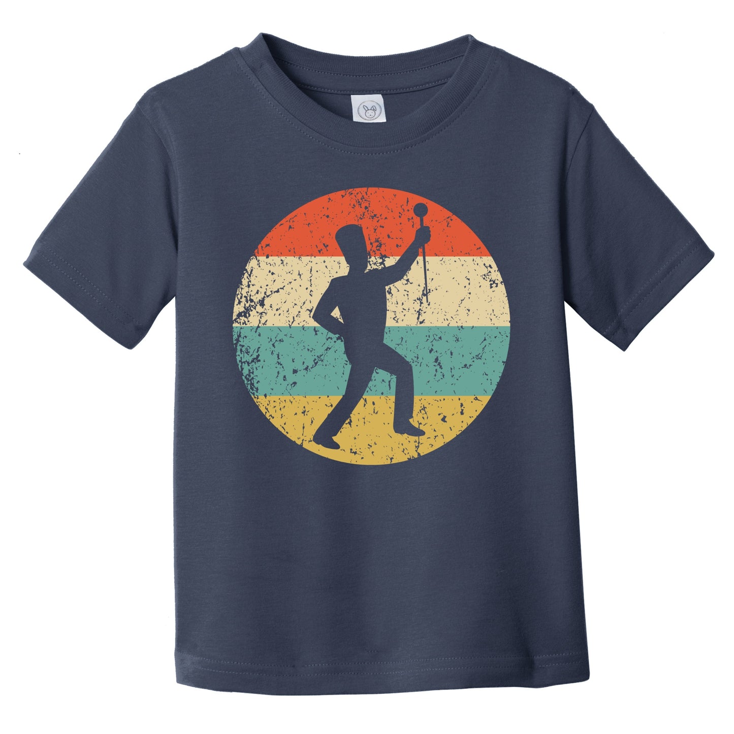Retro Drum Major Icon Marching Band Infant Toddler T-Shirt