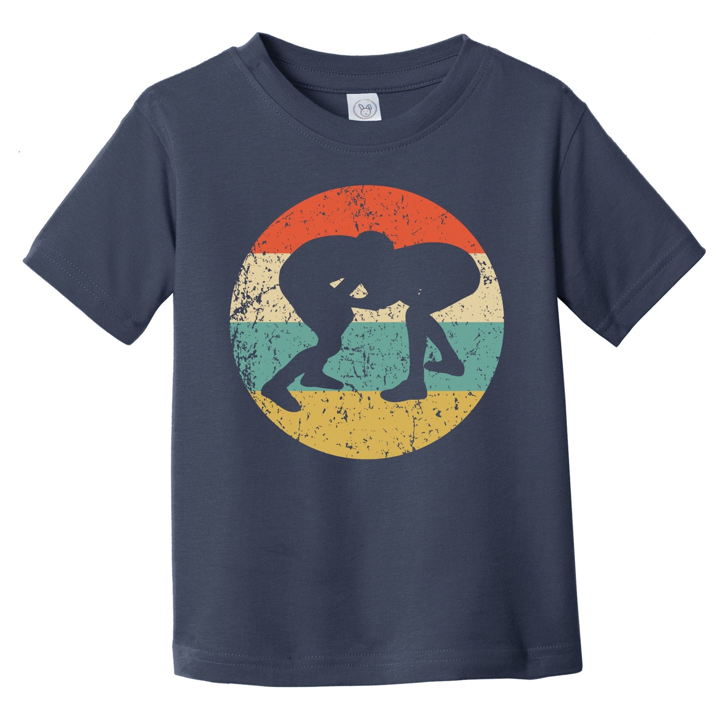 Retro Wrestlers Icon Wrestling Infant Toddler T-Shirt
