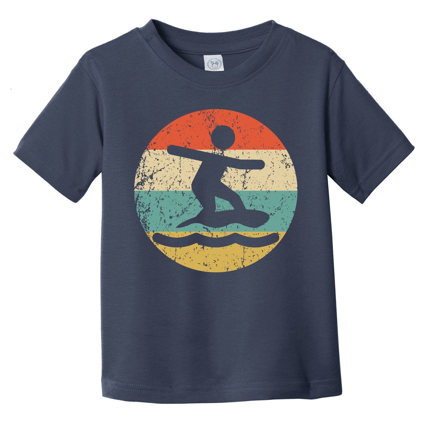 Skimboarding Retro Skimboarder Icon Infant Toddler T-Shirt