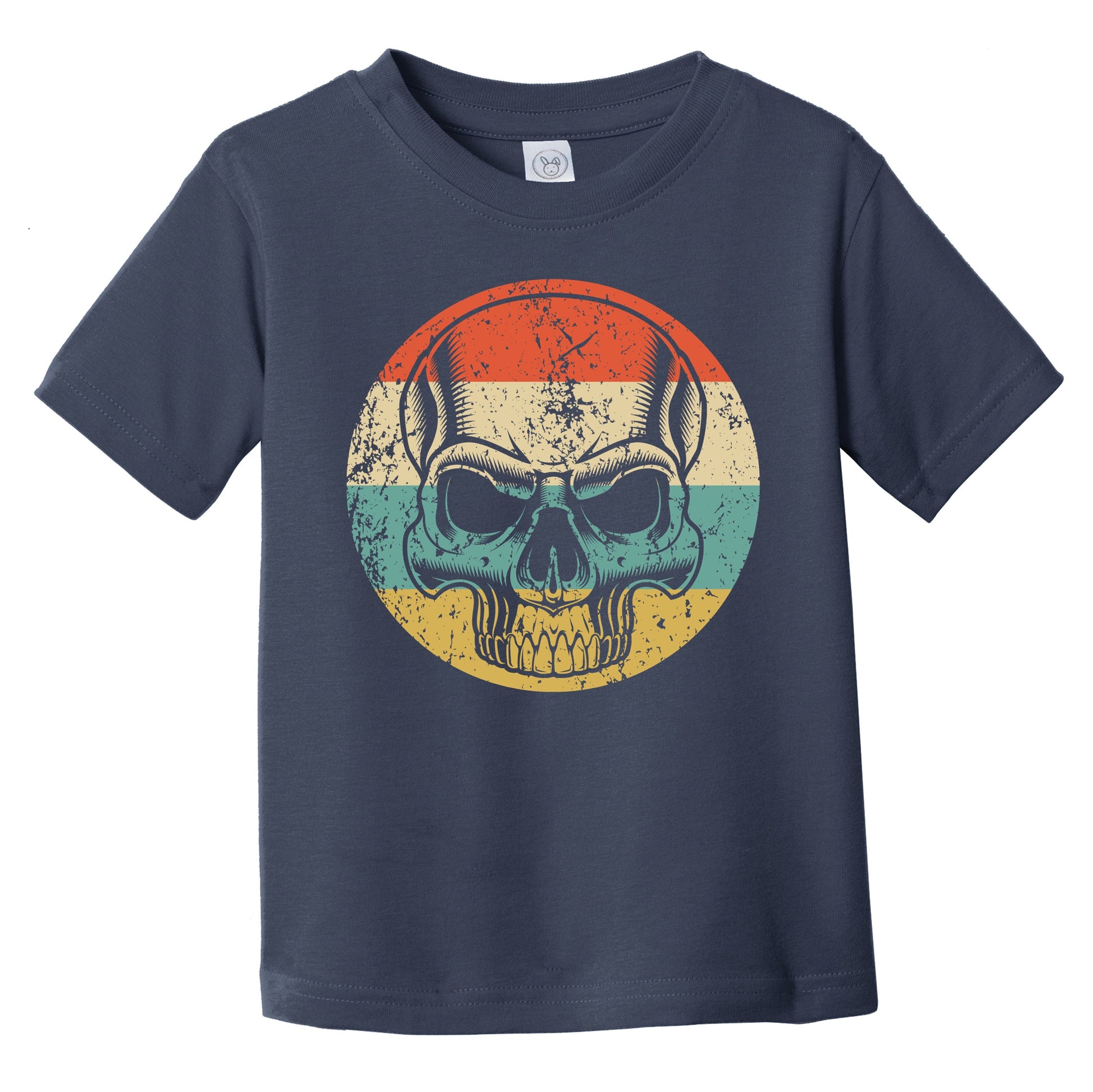 Skeleton Retro Skull Icon Infant Toddler T-Shirt