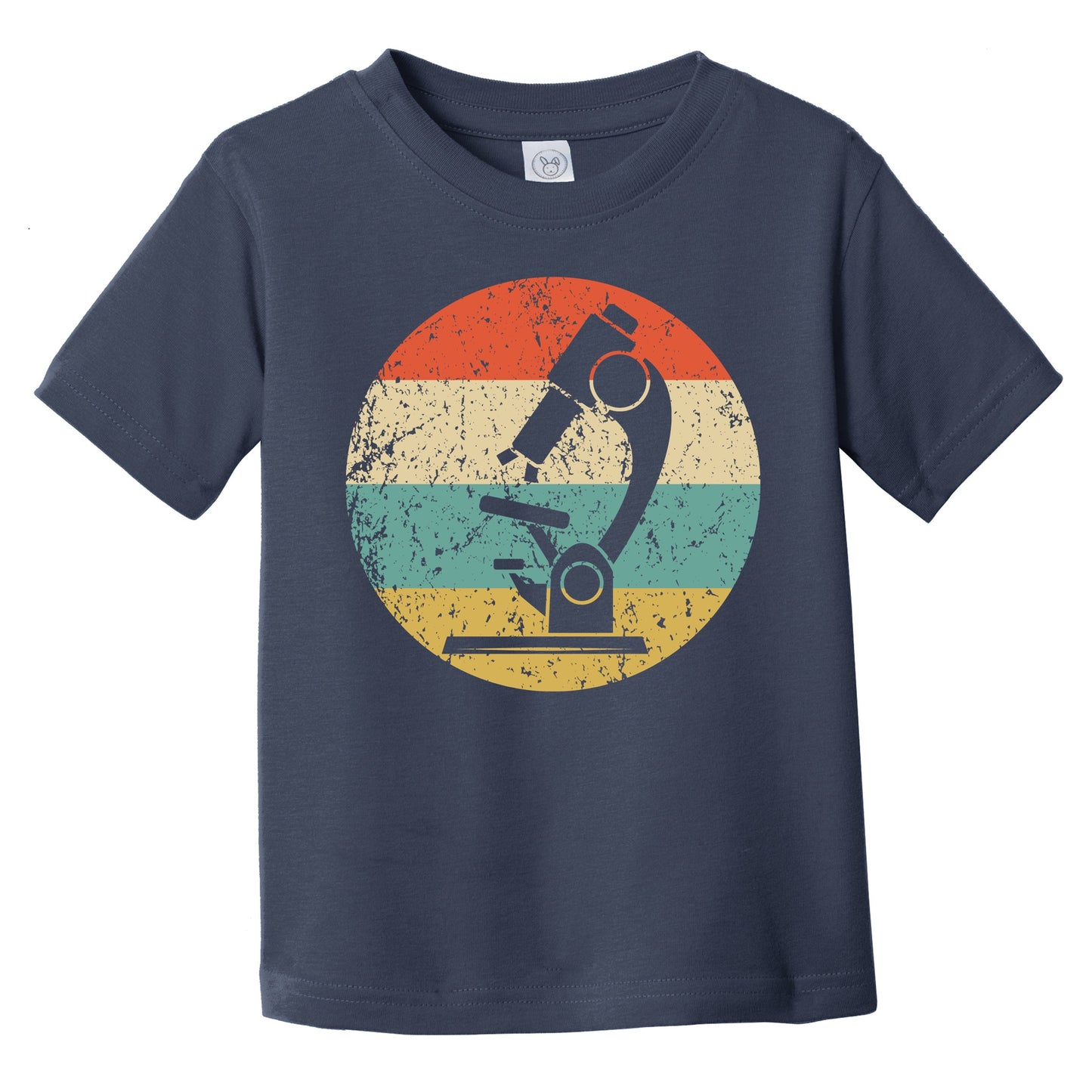 Biology Science Microscope Retro Scientist Biologist Infant Toddler T-Shirt